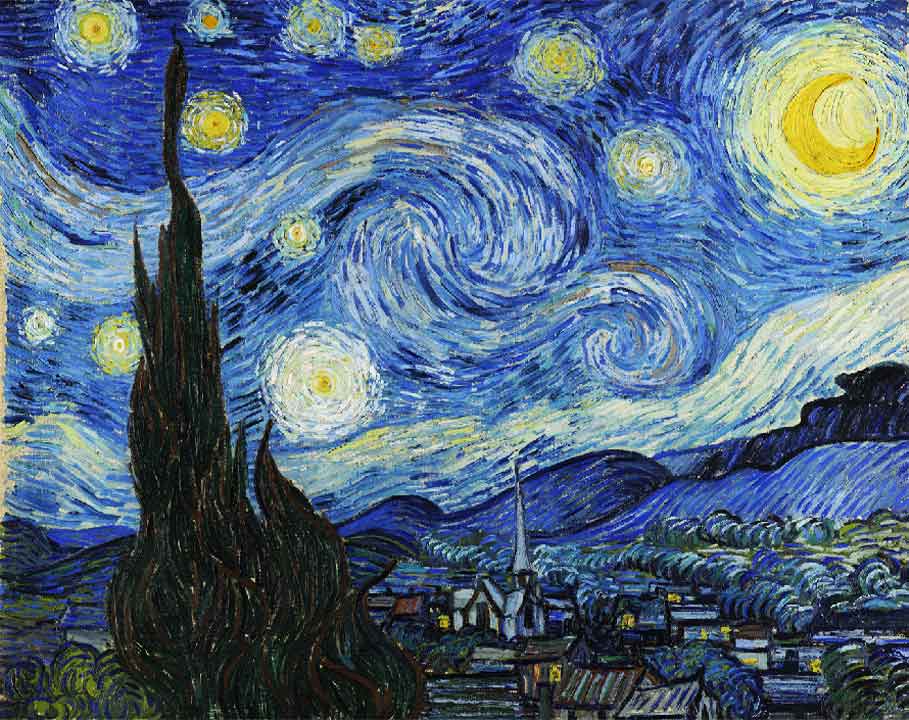 the starry night van gogh